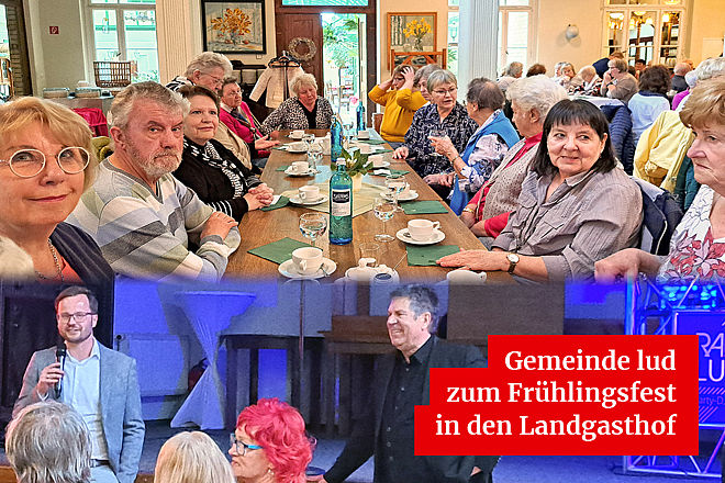 Senioren feiern im Podelwitzer Landgasthof