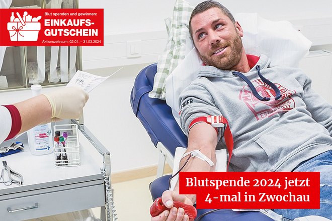 Blutspende in Zwochau erstmalig am 15. März 2024